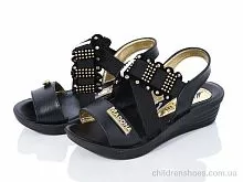 Босоножки 2024-049-3 black DeMur / p. 24-29 / 24пар