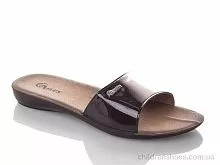 Шлепки W7145-black DeMur / p. 36-40 / 6пар