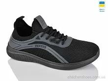 Кроссовки 1047 чорний Lot Shoes / p. 41-45 / 10пар