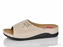 Шлепки 3001-6 beige DeMur / p. 36-41 / 6пар
