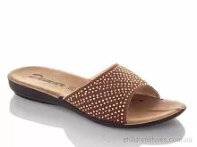 Шлепки W3050-camel DeMur / p. 36-40 / 6пар