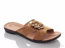 Шлепки GElena-N2B-brown DeMur / p. 26-30 / 6пар