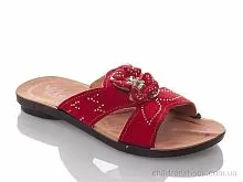 Шлепки GElena-N2B-red DeMur / p. 26-30 / 6пар