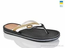 Вьетнамки 221-1 чорний-беж Lot Shoes / p. 41-46 / 8пар