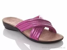 Шлепки W7153-fuchsia DeMur / p. 36-40 / 6пар