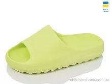 Шлепки N135 салатовий Lot Shoes / p. 36-40 / 8пар