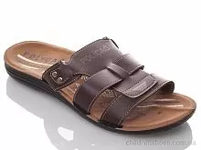 Шлепки MN3 brown DeMur / p. 40-44 / 6пар