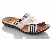 Шлепки BAdik-A-beige-black DeMur / p. 30-35 / 6пар