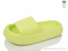 Шлепки N139 салатовий Lot Shoes / p. 36-40 / 8пар