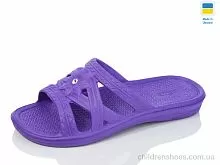 Шлепки Камінчик старий фіолетовий Lot Shoes / p. 36-41 / 8пар