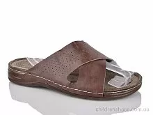 Шлепки 2003-2 коричневий DeMur / p. 40-45 / 6пар