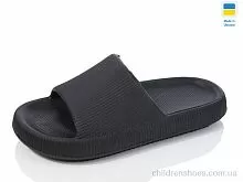 Шлепки N88 чорний Lot Shoes / p. 36-41 / 6пар