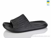 Шлепки N111 чорний Lot Shoes / p. 37-40 / 8пар