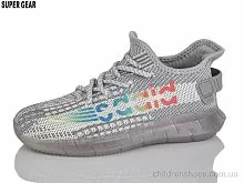 Кроссовки D2108-3 grey Super Gear / p. 28-32 / 10пар