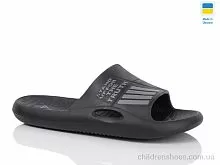 Шлепки N141 чорний old Lot Shoes / p. 41-45 / 8пар