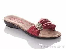 Шлепки W7152-red DeMur / p. 36-40 / 6пар