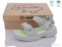 Босоножки KWL24035 l.grey-mint Restime / p. 36-41 / 8пар