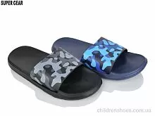 Шлепки PU8933 mix Super Gear / p. 40-45 / 24пар