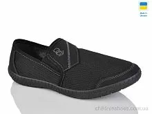 Слипоны 81 чорний Lot Shoes / p. 41-46 / 6пар