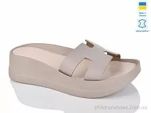 Шлепки 001 капучино к. Sali / p. 37-41 / 6пар