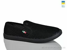 Слипоны 3100 чорний Lot Shoes / p. 41-45 / 10пар
