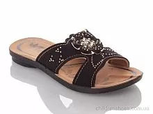 Шлепки GElena-N2A-black DeMur / p. 30-35 / 6пар