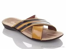 Шлепки G7144A-yellow DeMur / p. 30-35 / 6пар