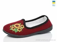 Тапки Вишивка літма бордо Lot Shoes / p. 35-42 / 8пар