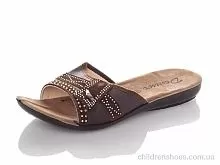 Шлепки W3053-brown DeMur / p. 36-40 / 6пар