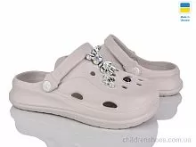 Кроксы F652 св.беж Inblue / p. 37-41 / 5пар