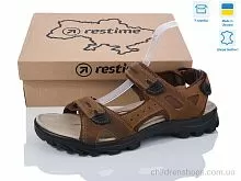 Сандалии NGL25042 l.brown Restime / p. 46-49 / 6пар
