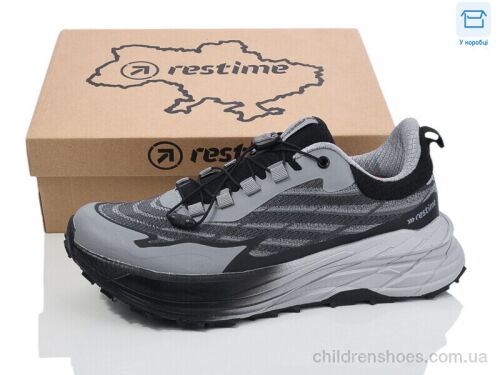 Кроссовки CML25521 black-grey Restime / p. 41-46 / 8пар