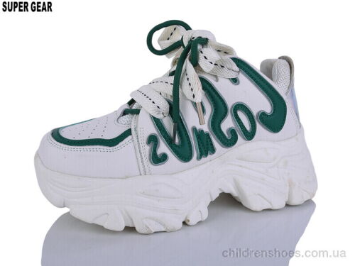 Кроссовки 01-775 green Super Gear / p. 35-40 / 10пар