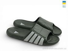 Шлепки CC010 хакі Rai shoes / p. 30-35 / 8пар