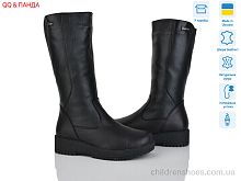 Сапоги DJUS SHOES 623A чорний Сапоги 623A чорний QQ&Панда / p. 37-42 / 7пар