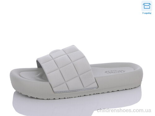 Шлепки X43 grey Hongquan / p. 36-41 / 8пар