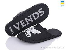 Тапки Vends 347 чорний Тапки 347 чорний Active / p. 40-45 / 9пар