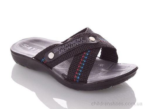 Шлепки K26-Depart black (24-30) DeMur / p. 26-30 / 6пар