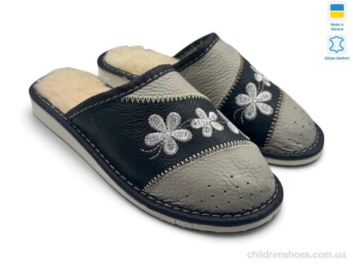 Тапки 001-1 синьо-сірий Rai shoes / p. 36-41 / 6пар