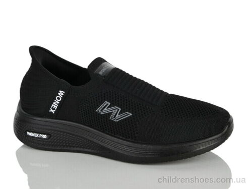 Кроссовки 45-408 black Violeta / p. 41-45 / 8пар