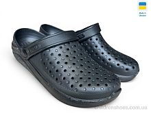 Кроксы П025 чорний Rai shoes / p. 36-41 / 6пар