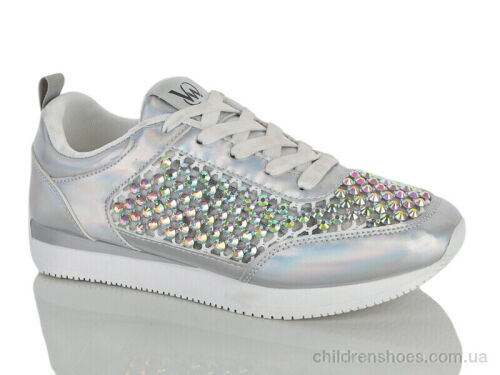 Кроссовки 2028-12 silver Violeta / p. 36-41 / 8пар