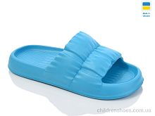 Шлепки Ірис бірюза Inblue / p. 36-41 / 8пар