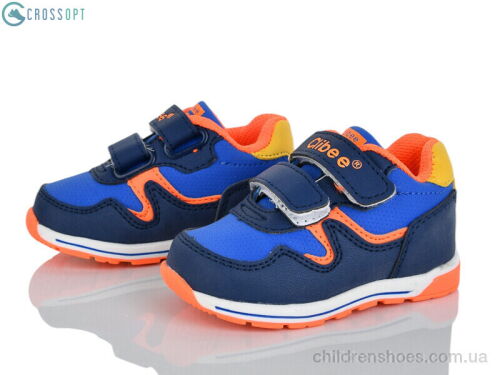 Кроссовки F655 d.blue-orange CROSSOPT / p. 19-24 / 6пар