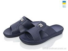 Шлепки 137д синій Golden Lion / p. 41-46 / 8пар