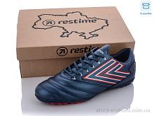Футбольная обувь Restime DMB22613-1 navy-silver-red Футбольная обувь
