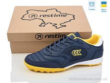 Футбольная обувь Restime DM024409-1 navy-yellow Футбольная обувь DM024409-1 navy-yellow Restime / p. 41-45 / 8пар