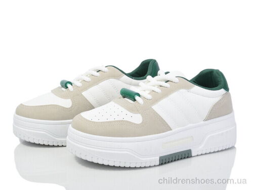 Кроссовки 20-1060-4 white-green Violeta / p. 36-41 / 8пар