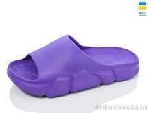 Шлепки ППЖ 11 фіолет Inblue / p. 30-37 / 8пар