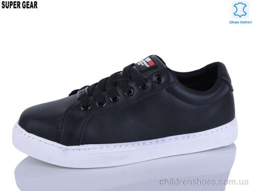 Кроссовки 0773-01 black Super Gear / p. 36-41 / 10пар